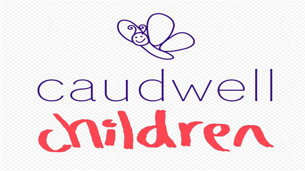 Caudwell Children in text with butterfly